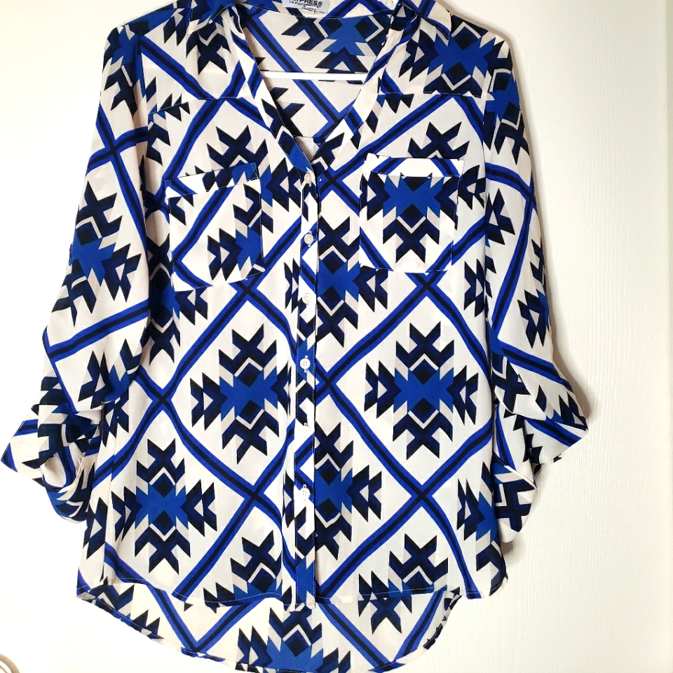 Xs Express Patterned Blouse